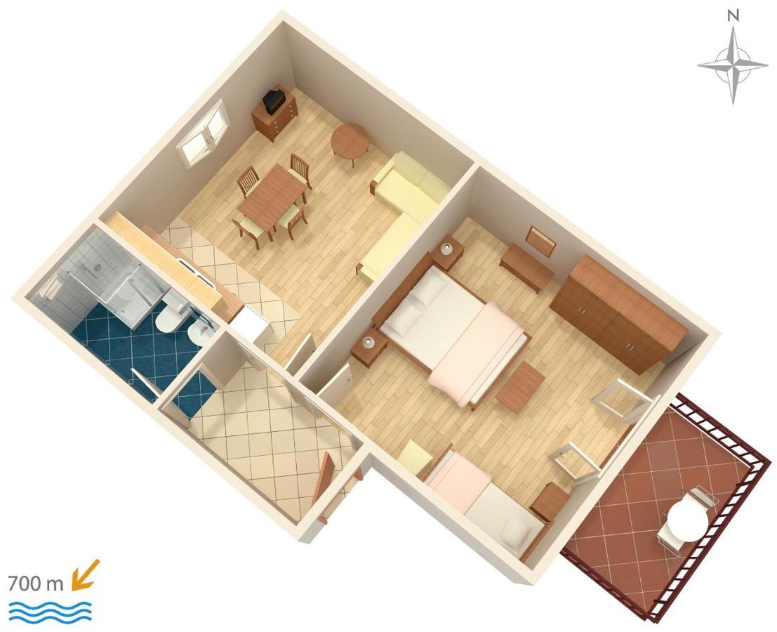 Apartments With A Parking Space Biograd Na Moru, Biograd - 5899 מראה חיצוני תמונה